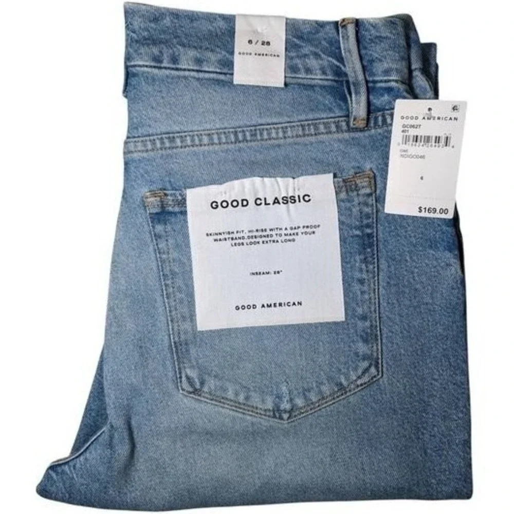 Good American Women's Good Classic Stretch Jeans 6 NWT‎
